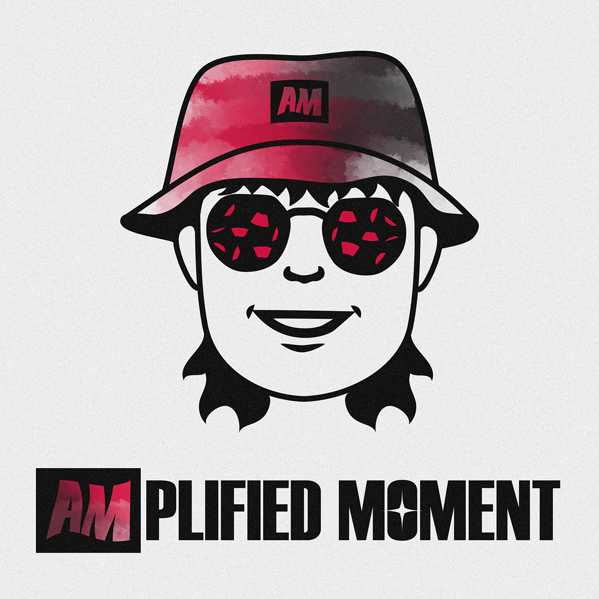 Amplified Moment white color logo