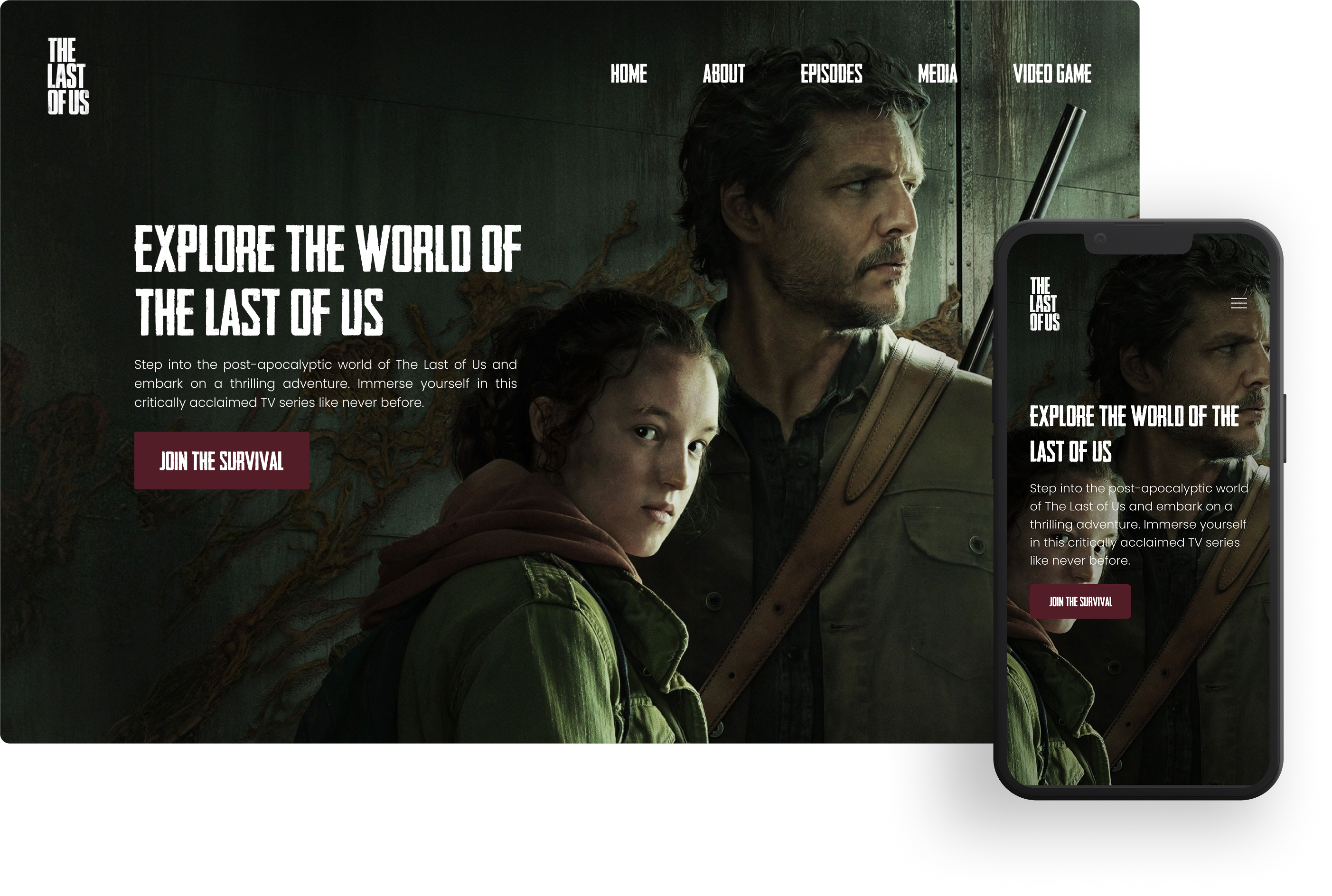 The Last of Us Hero section