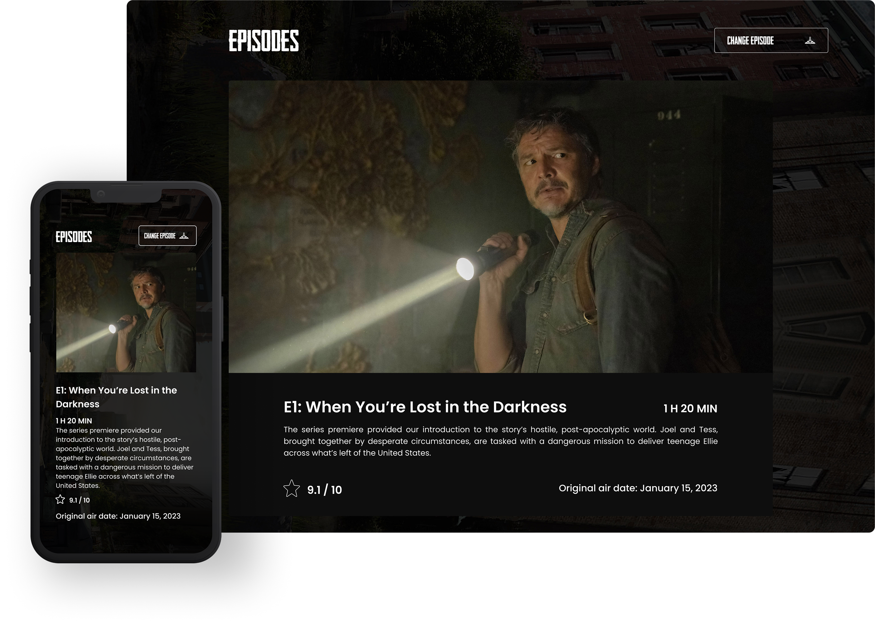 The Last of Us episodes section