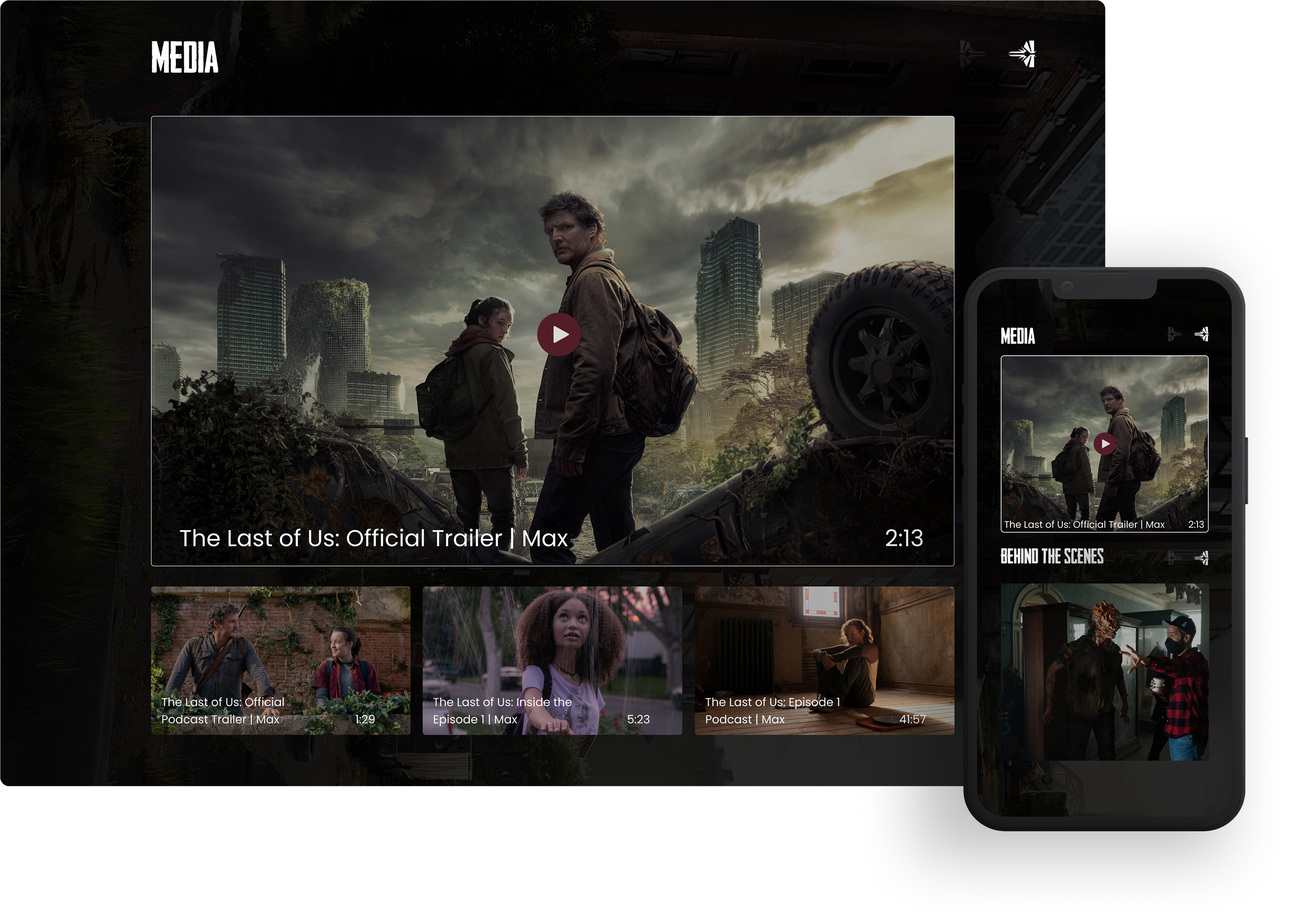 The Last of Us media section